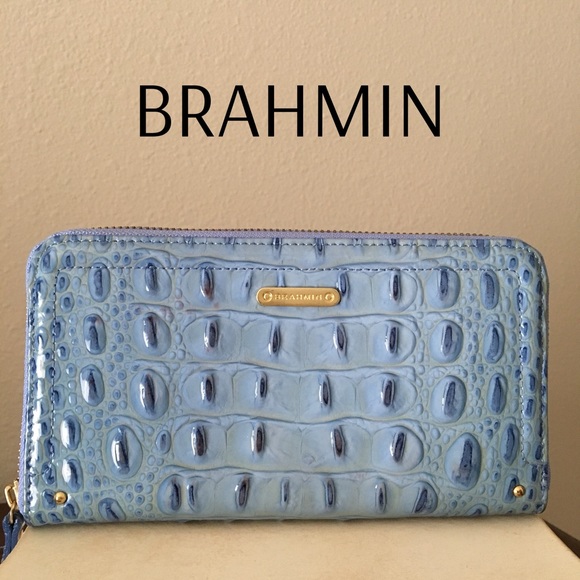 brahmin suri zip around wallet